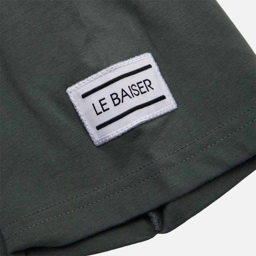 Le Baiser T-shirts BOURG. STEEL GREEN